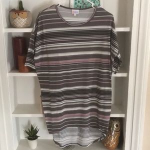LuLaRoe Simply Comfortable striped tunic
